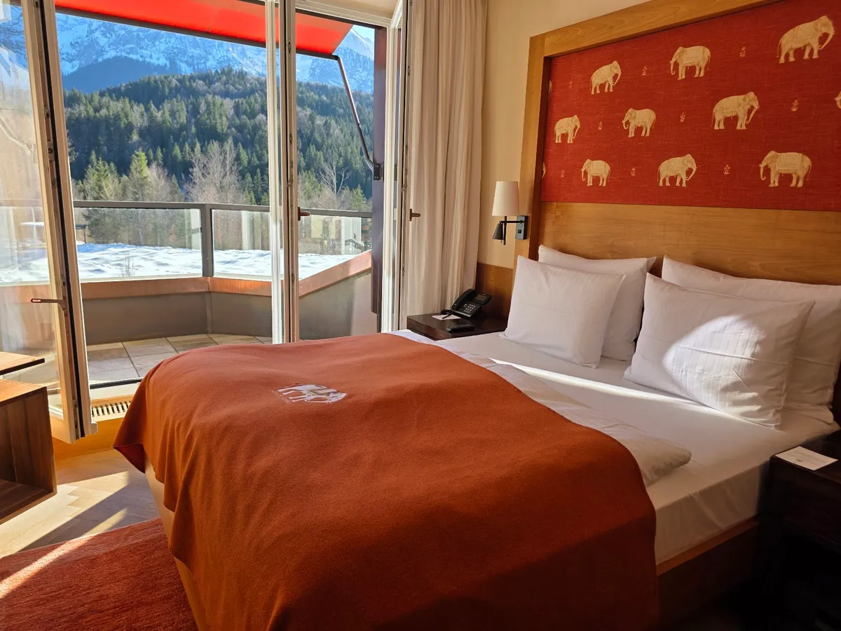 Schloss Elmau, Bavarian Alps interior view