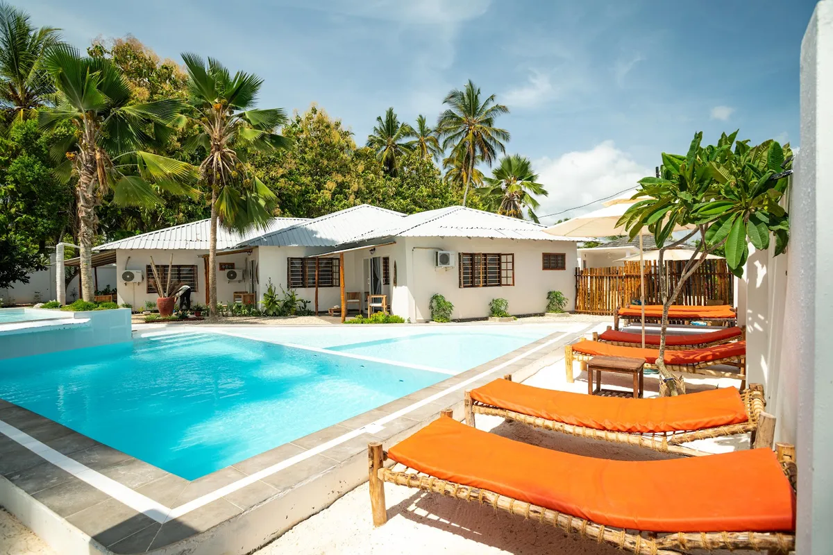 SeaShore beach hotel and bungalow, Zanzibar interior view