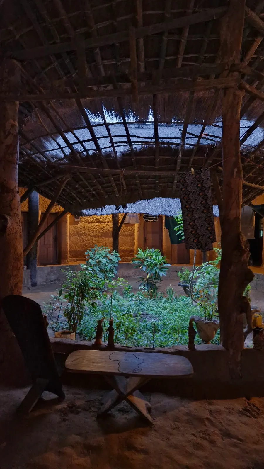 SELEKI Solidary Camp, Casamance interior view