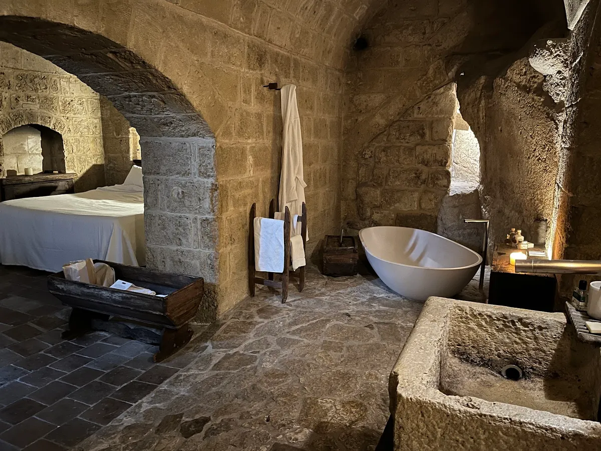 Sextantio Le Grotte Della Civita, Matera interior view
