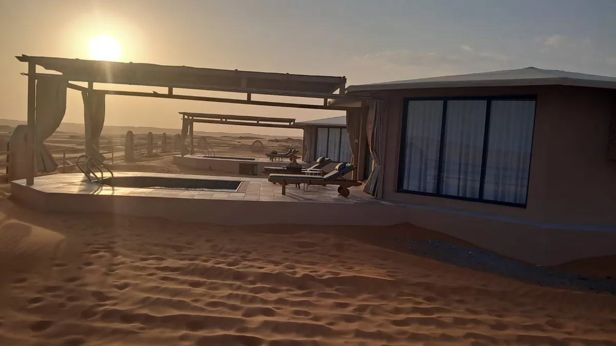 STARS GATE CAMP, Wahiba Sands interior view