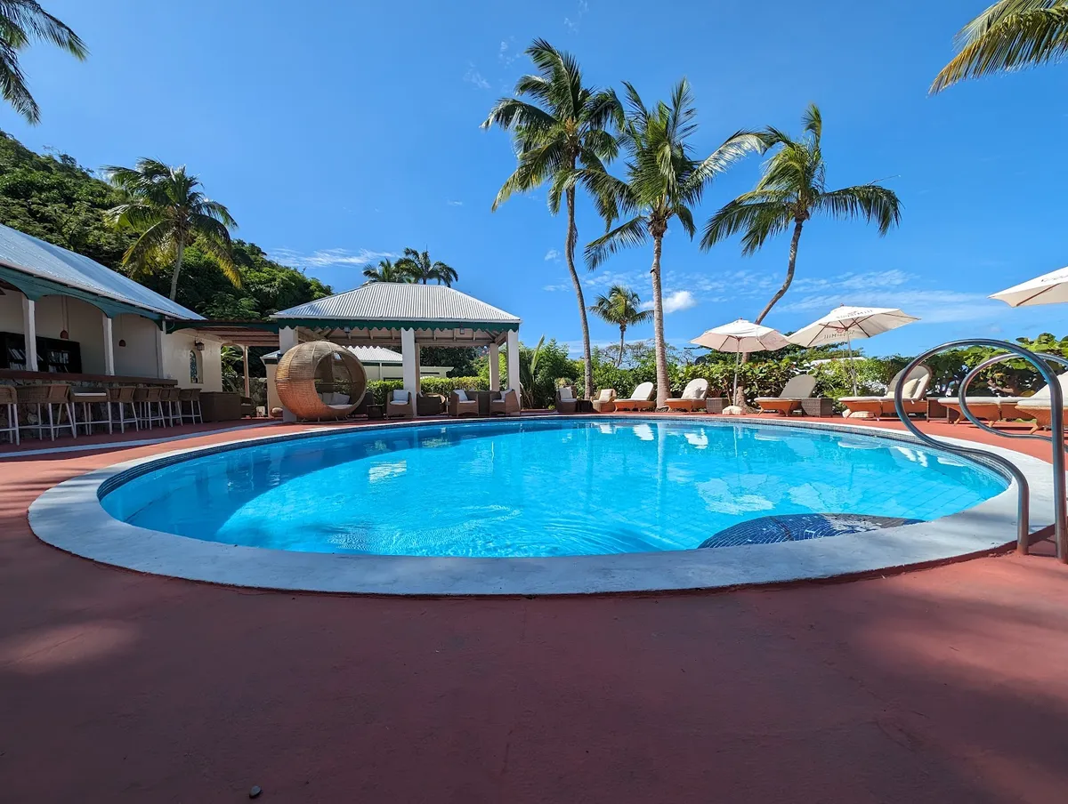 Sugar Mill Hotel, Tortola interior view