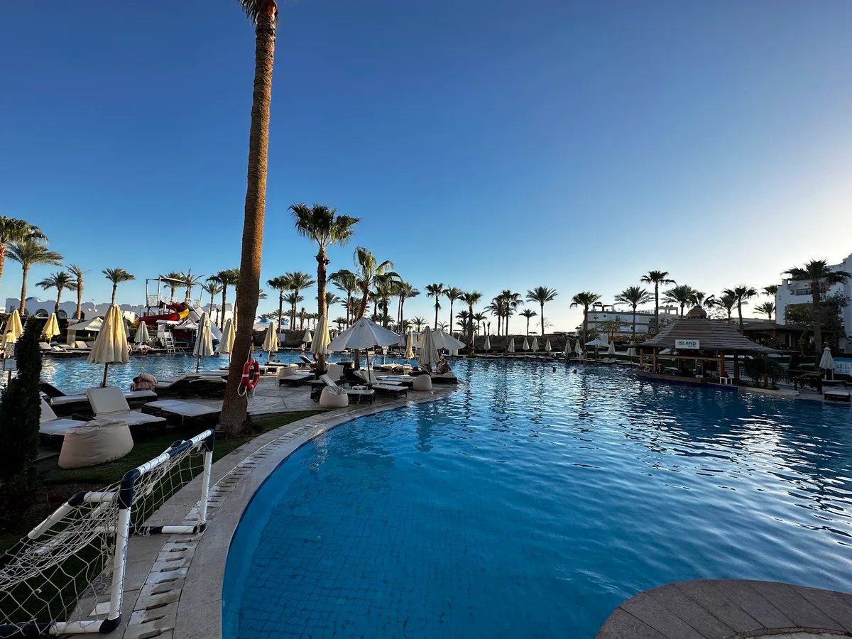 Sunrise Remal Resort main gate, Sharm El Sheikh interior view