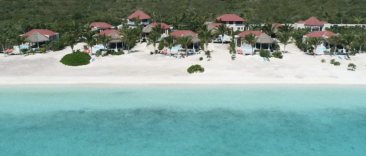 Swaying Palms, North Caicos interior view