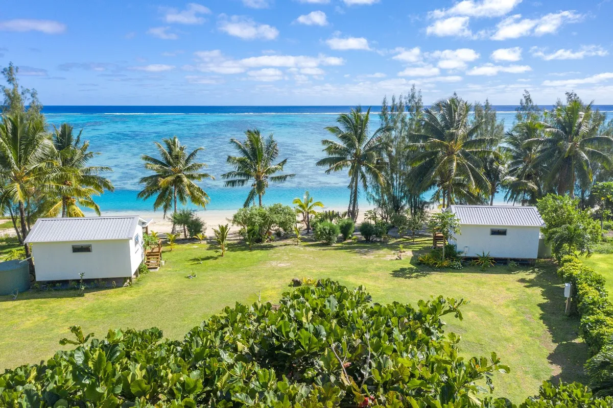 Tai Marino Beach Bungalows, Aitutaki interior view