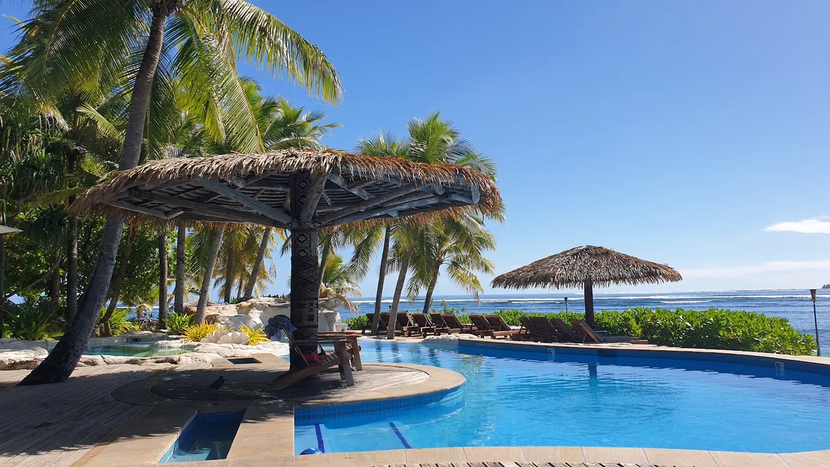 Tavarua Island Resort, Yasawa Islands interior view
