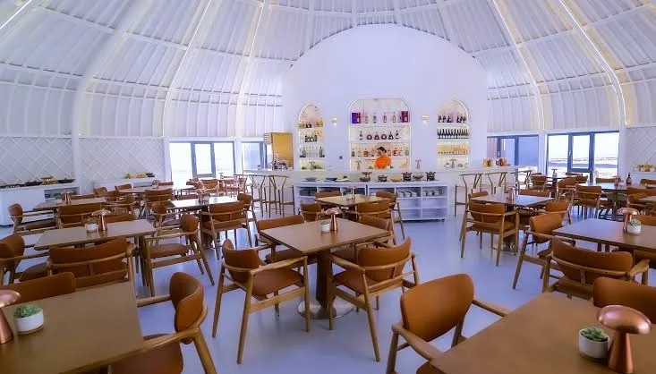 Tegri gobi resort, Gobi Desert interior view