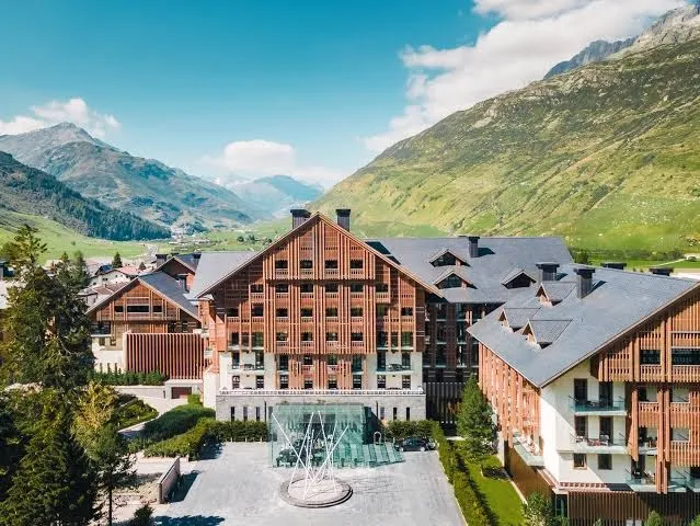 The Chedi Andermatt, Swiss Alps interior view