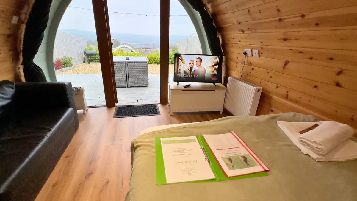 The Pods at Streamvale | Glamping Northern Ireland, Belfast interior view