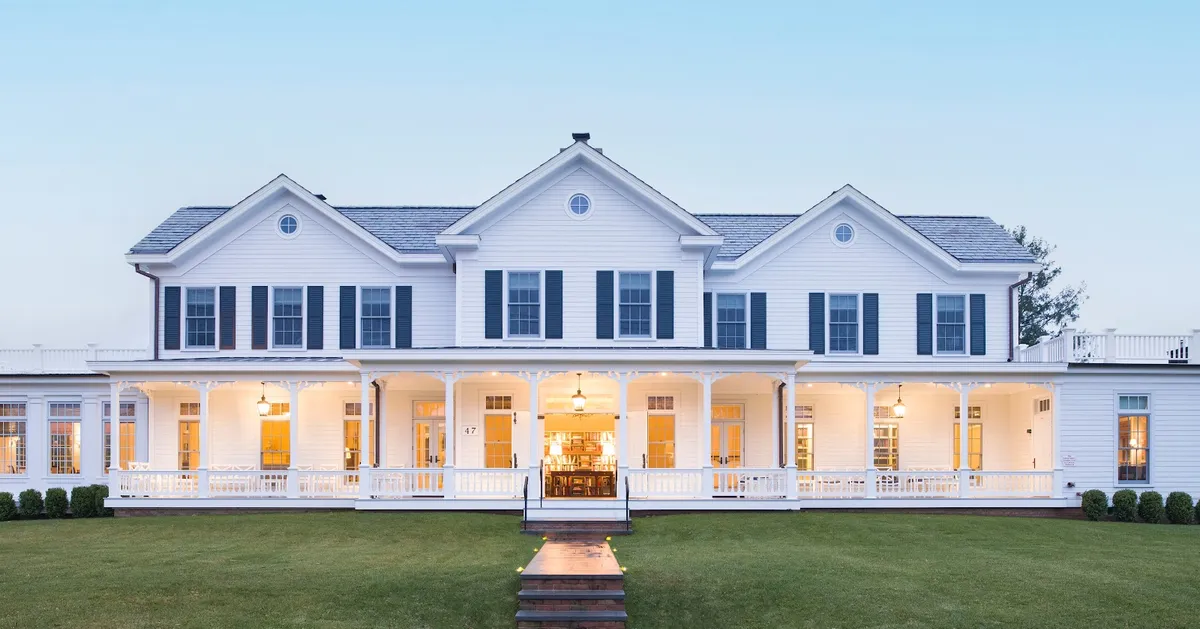 The Quogue Club at Hallock House, The Hamptons interior view