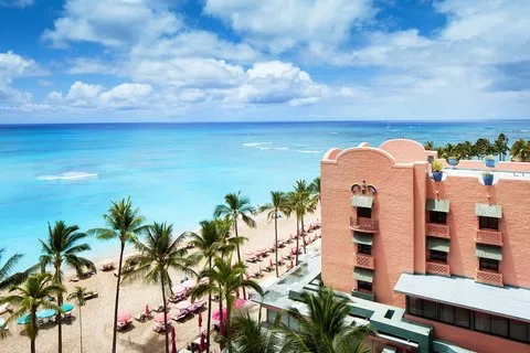 The Royal Hawaiian, a Luxury Collection Resort, Waikiki, Honolulu interior view