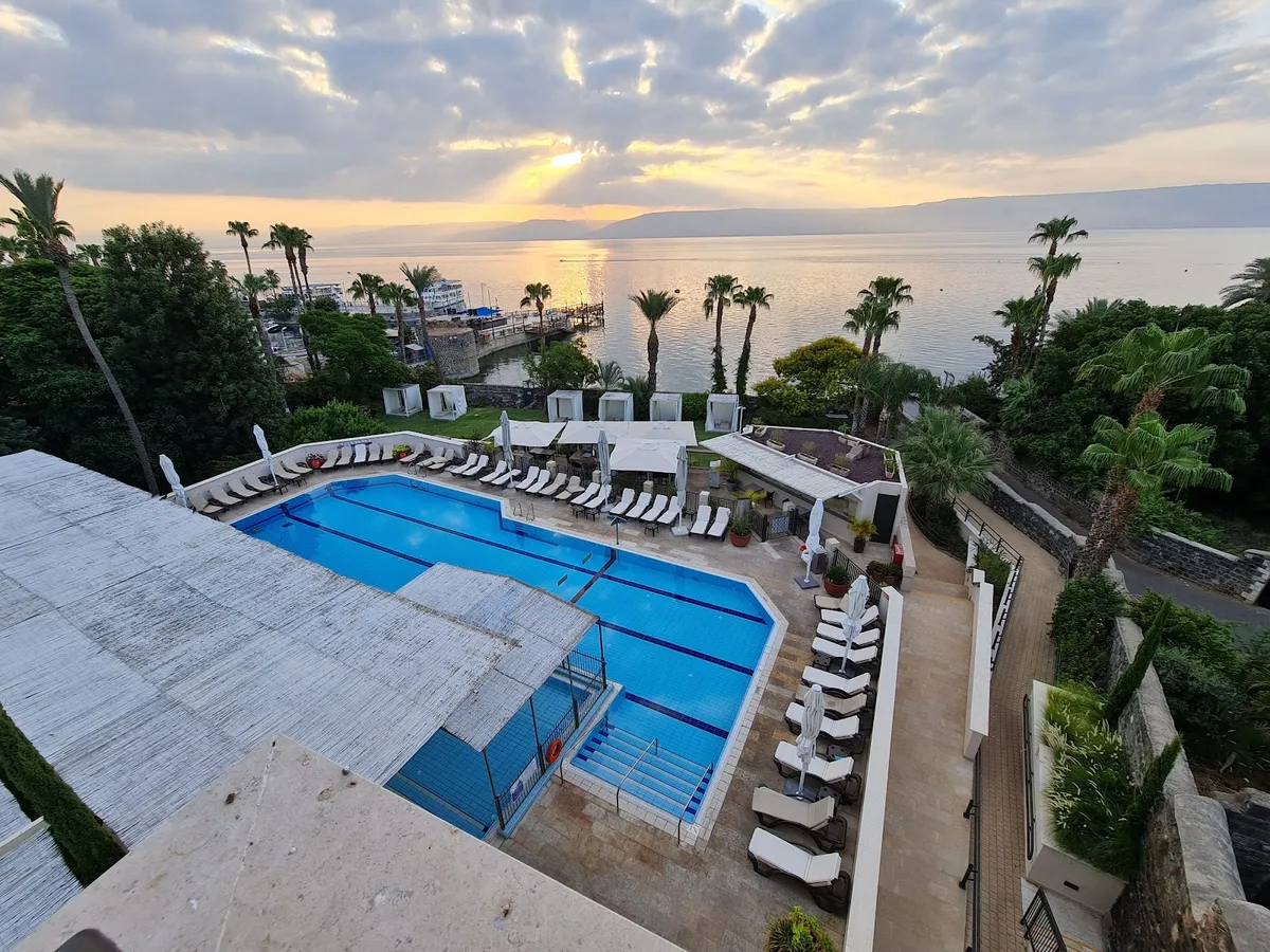 The Scots Hotel, Tiberias interior view