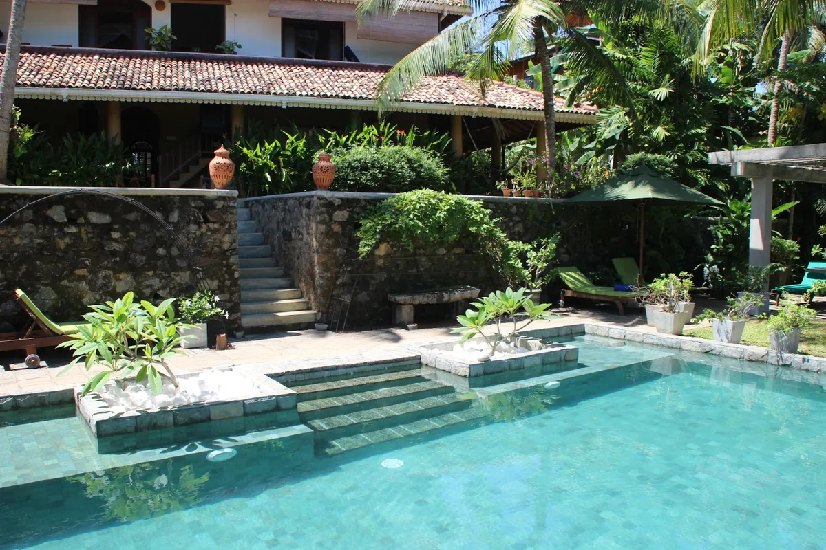 The Spice House Hotel, Mirissa interior view