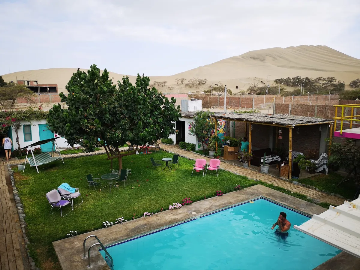 The Upcycled Hostel, Huacachina interior view