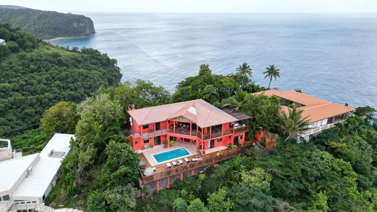 The Villa On The Bay, Marigot Bay interior view