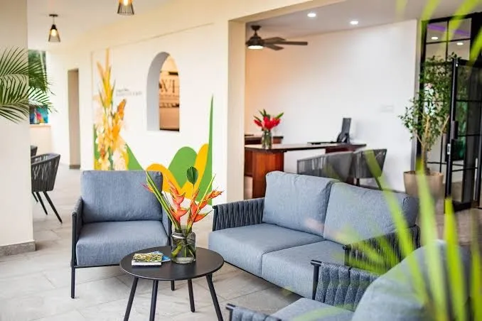 The West House Boutique Hotel, San Ignacio interior view
