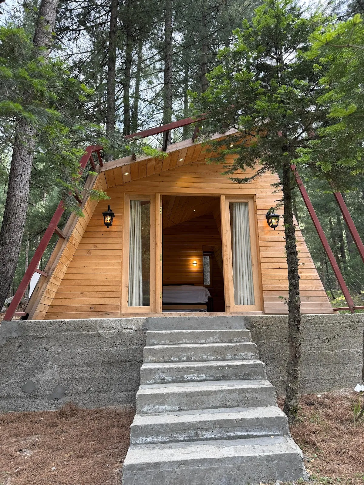 The Woodpecker - Glamps and Resorts, Swat Valley interior view