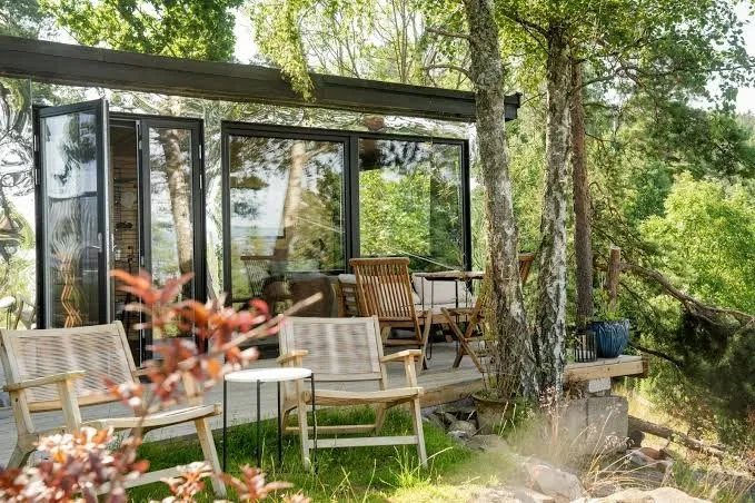 Tiny retreat with scenic Oslofjord views, Norwegian Fjords interior view