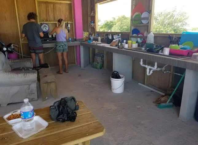 Travellers Palm Backpacker Hostel, Caye Caulker interior view