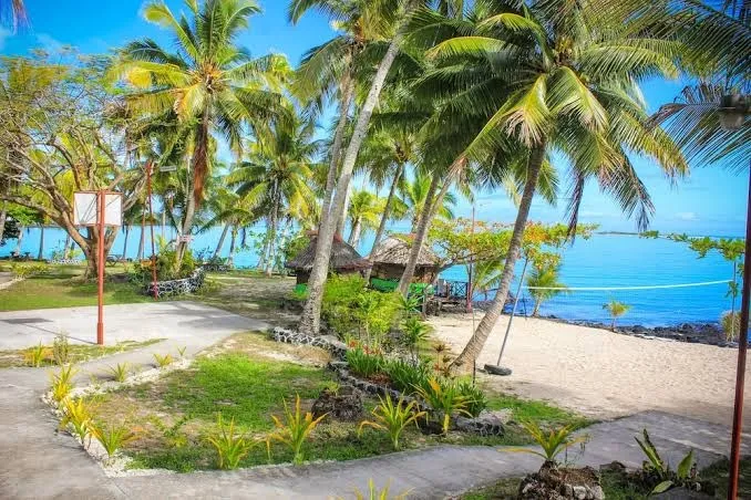 Va-i-moana Seaside Lodge, Savaii interior view