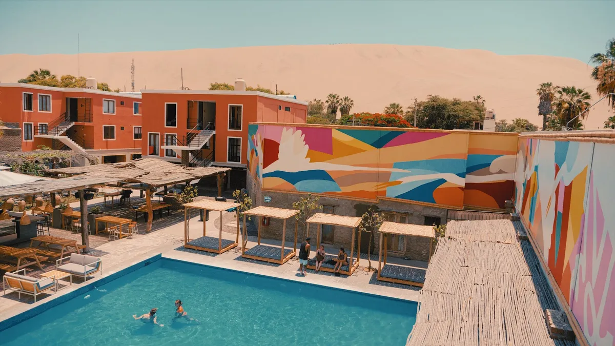 Viajero Huacachina Hostel, Huacachina interior view