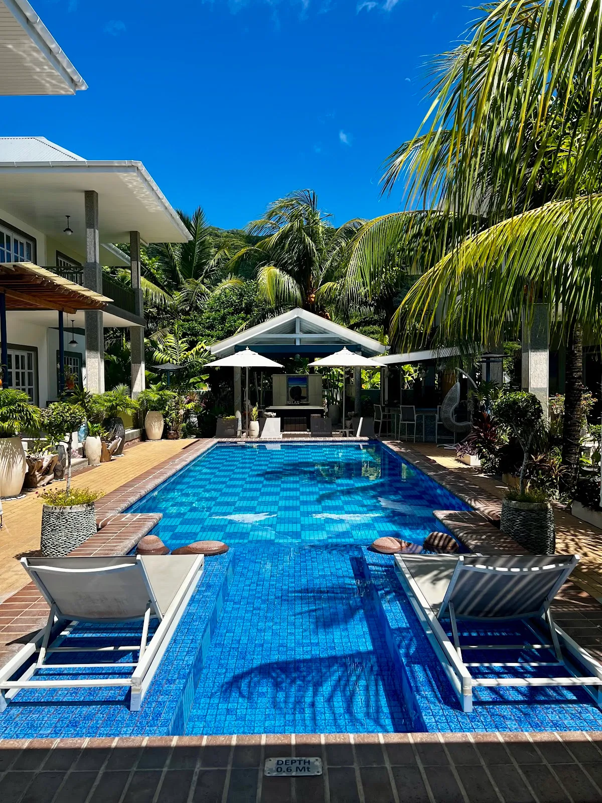 Villa Charme de L'ile, La Digue interior view