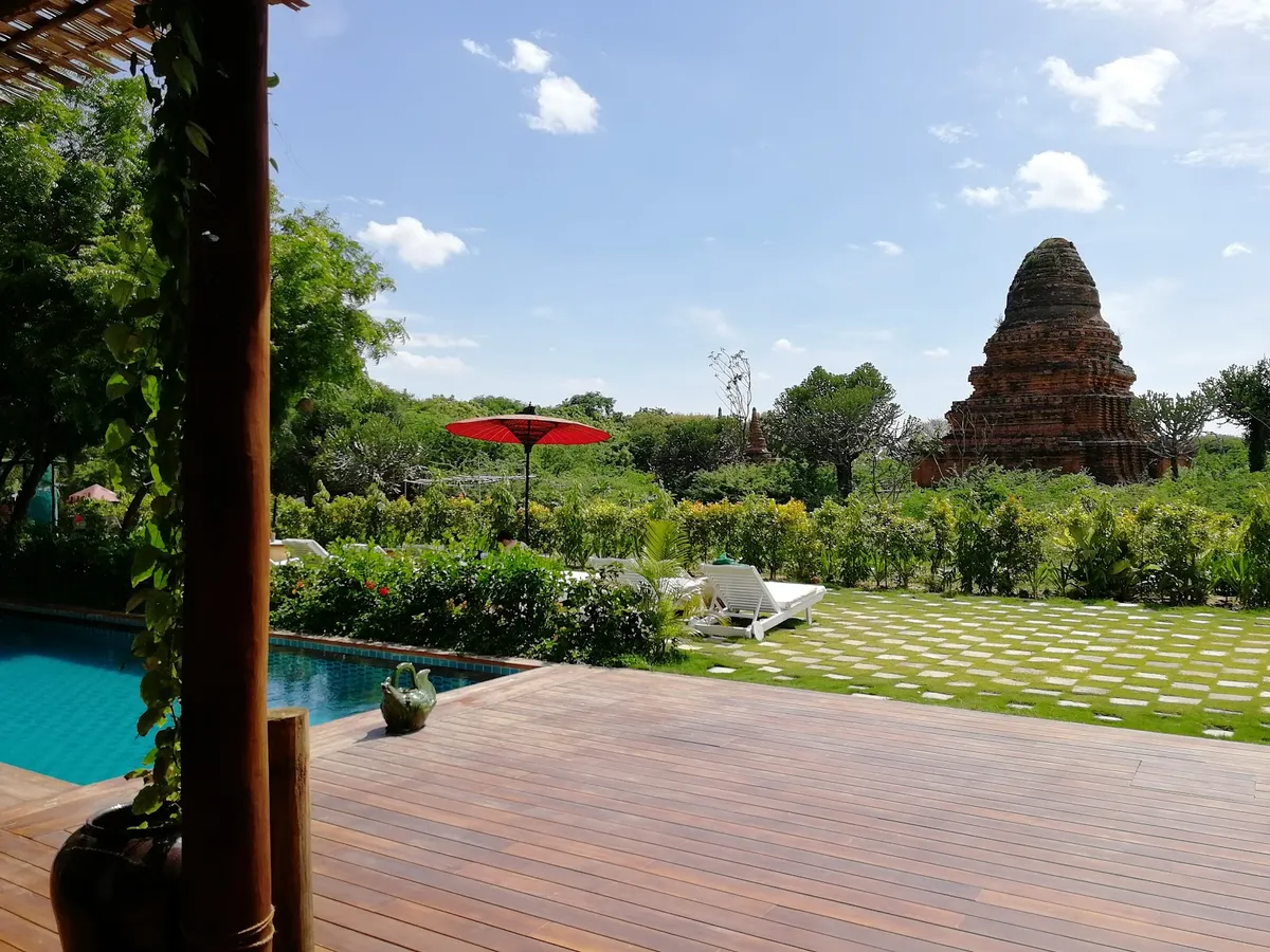 VillaBagan Hotel, Bagan interior view