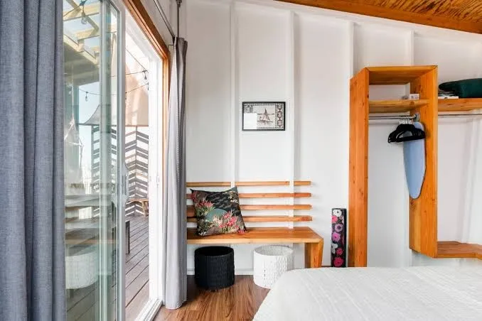 Volcano Views! Epic Tiny Home on Lava Field, Hawaiian Islands interior view