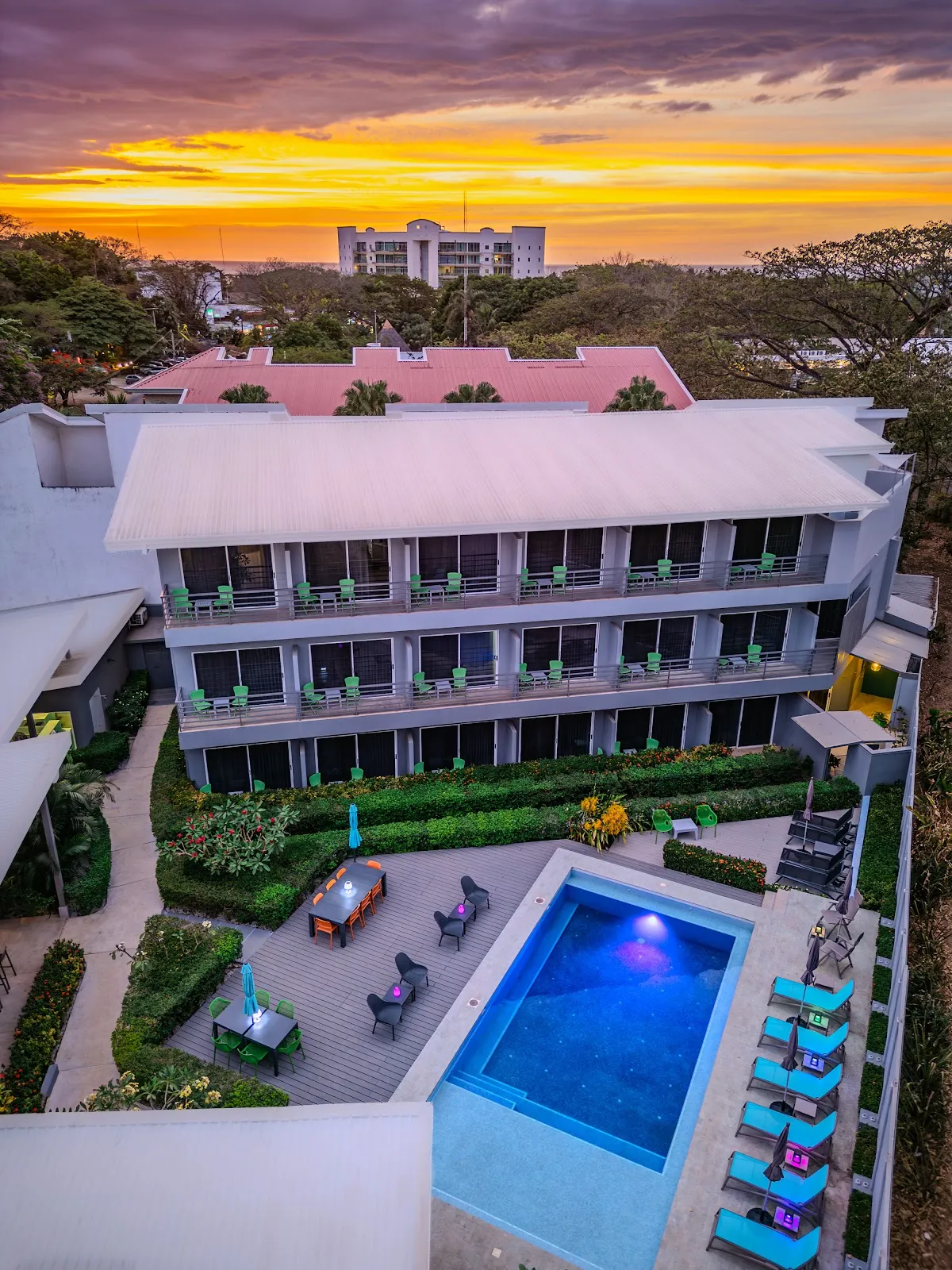 WET hotel, Tamarindo interior view