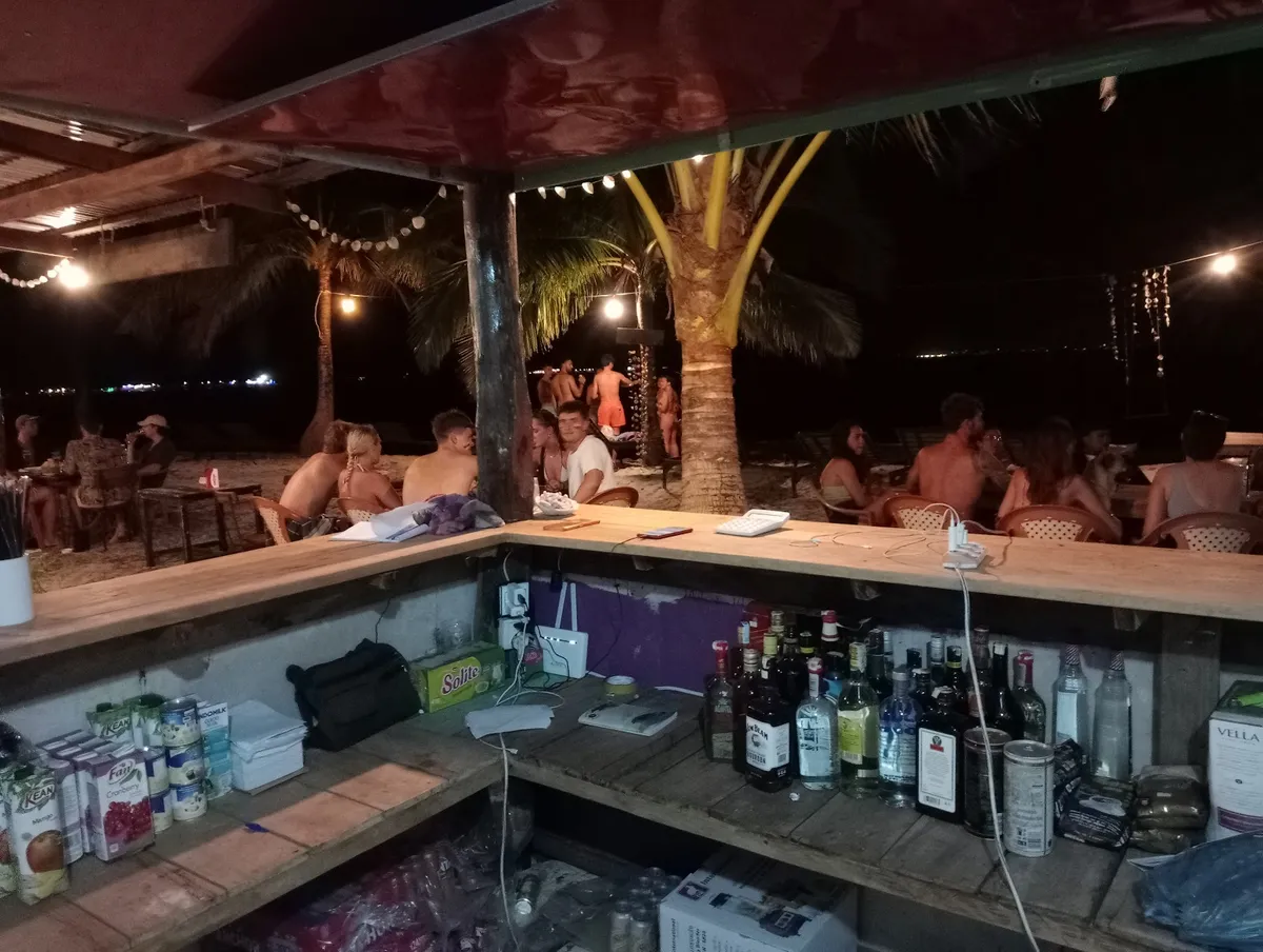 White Pearl Beach, Koh Rong interior view
