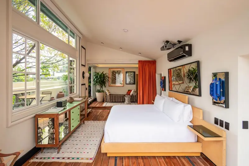 Interior de La Valise Mexico City em Roma Norte, Mexico City
