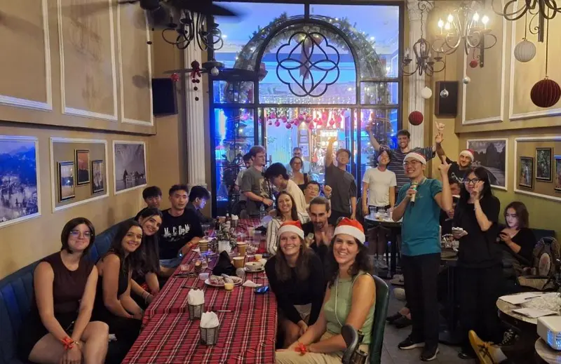 Interior de Little Charm Hanoi Hostel em Hoan Kiem, Hanoi