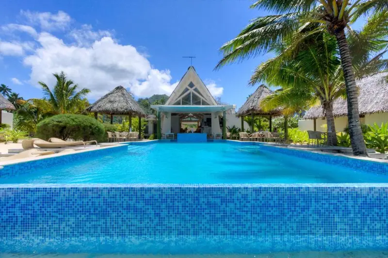 Little Polynesian Resort hotel interior
