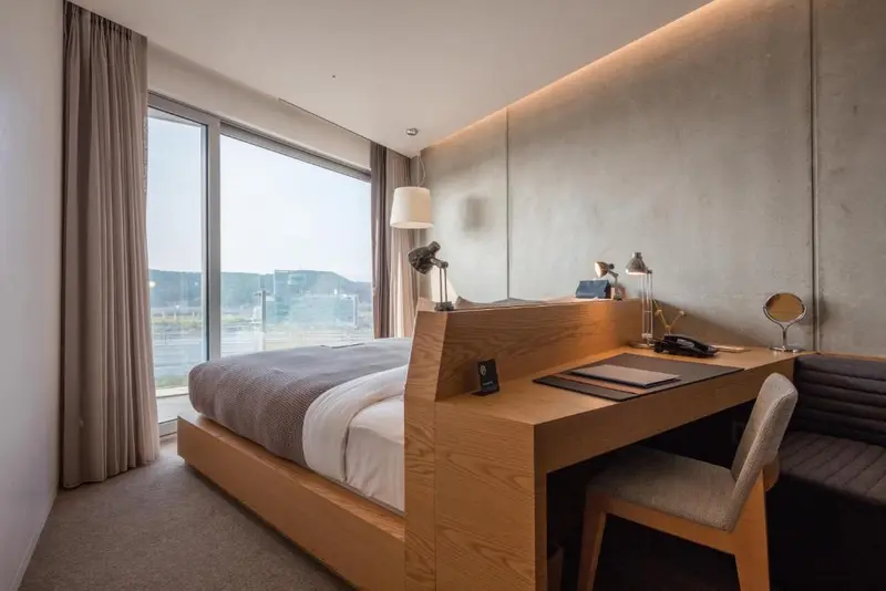 Interior de Nest Hotel Incheon em Songdo, Incheon