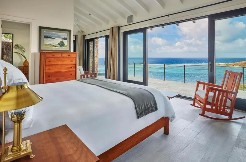 Oil Nut Bay hotel interior