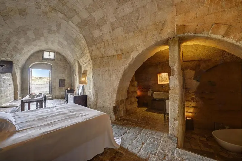 Sextantio Le Grotte della Civita hotel interior