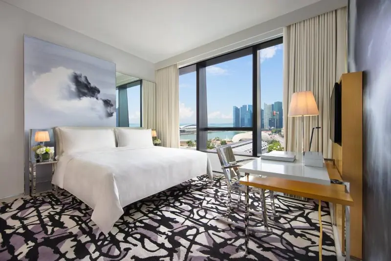 Interior de The South Beach Hotel en Bugis, Singapore