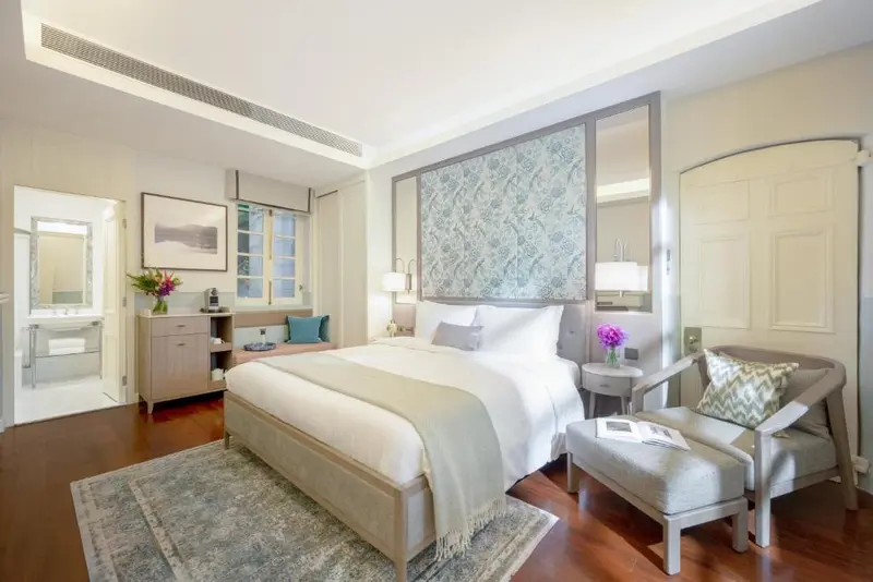 Interior de Tai O Heritage Hotel en Lantau Island, Hong Kong