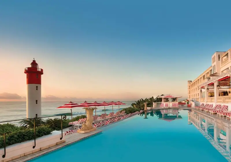 The Oyster Box hotel in Umhlanga