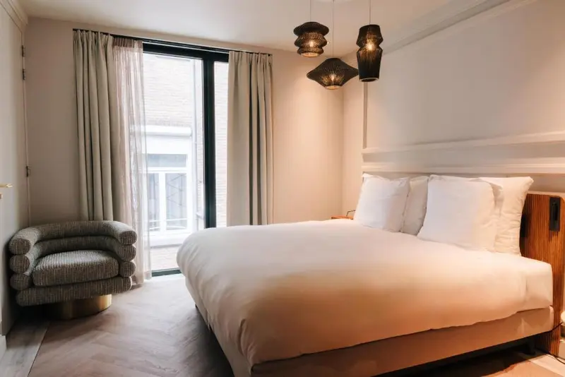 The Student Hotel Amsterdam West interieur in Oud-West, Amsterdam