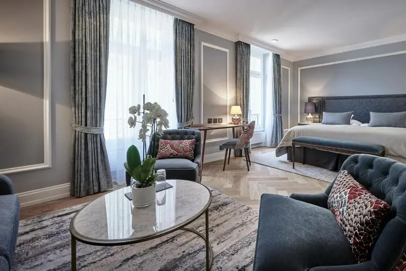 Interior de Victoria Jungfrau Grand Hotel en Höheweg, Interlaken