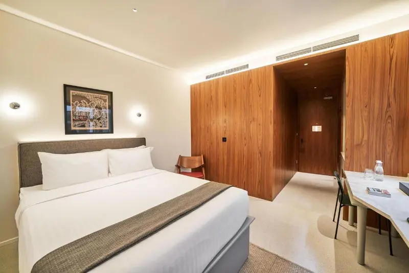 Interior de Wanderlust Hotel en Little India, Singapore